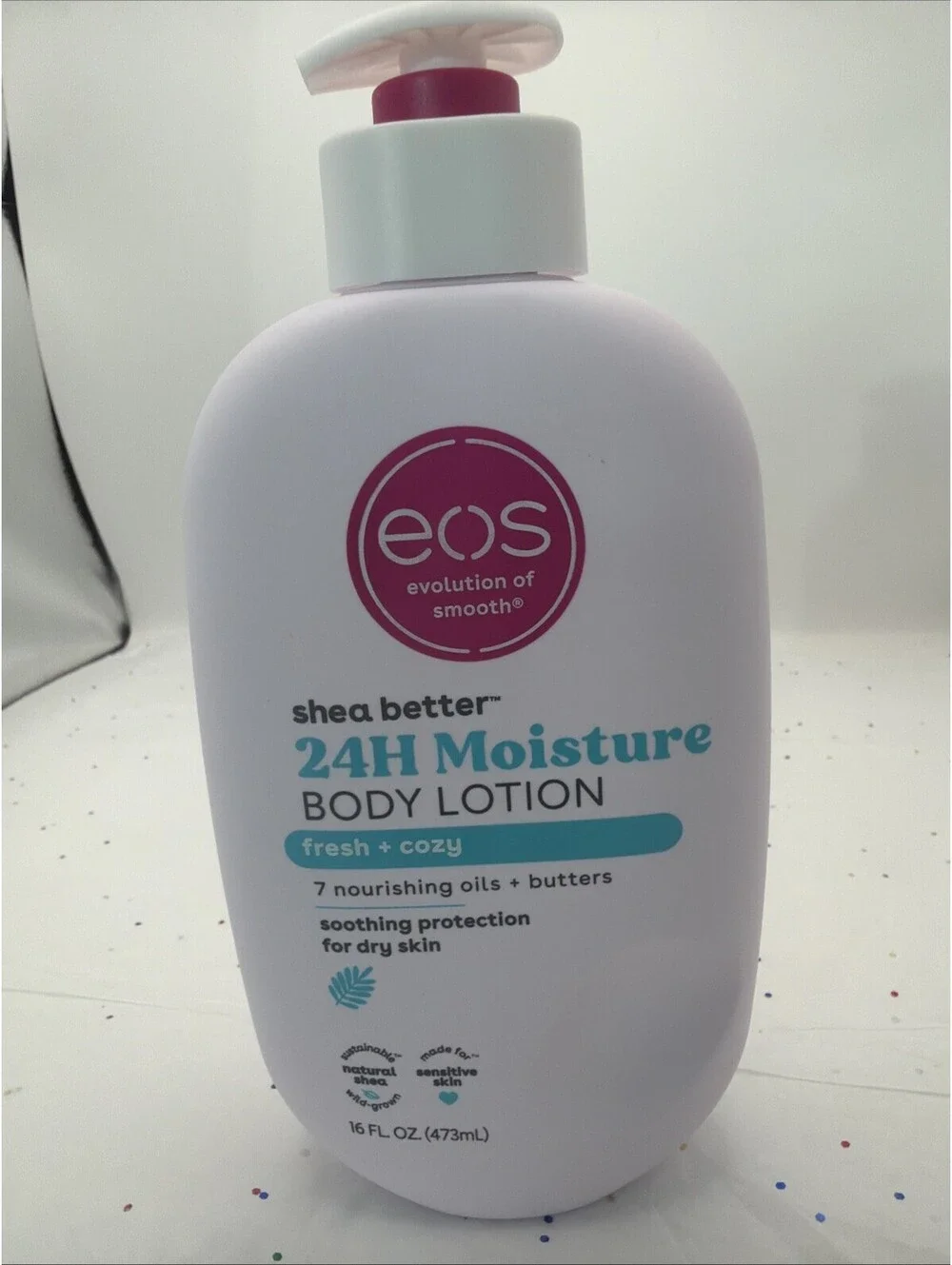 eos Shea Better Body Lotion Fresh & Cozy 16 oz 24H Moisture Shea Butter NEW